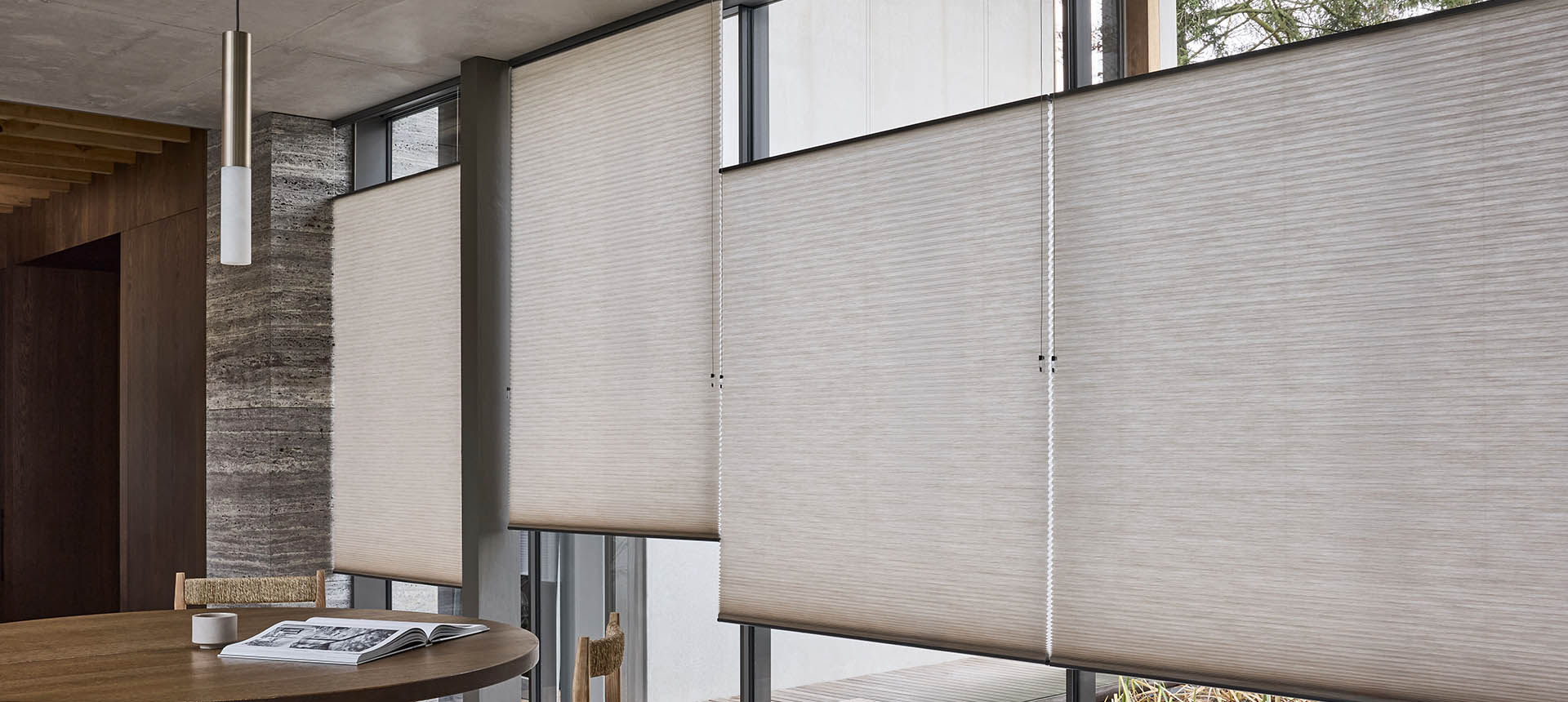 solskjerming duette stue