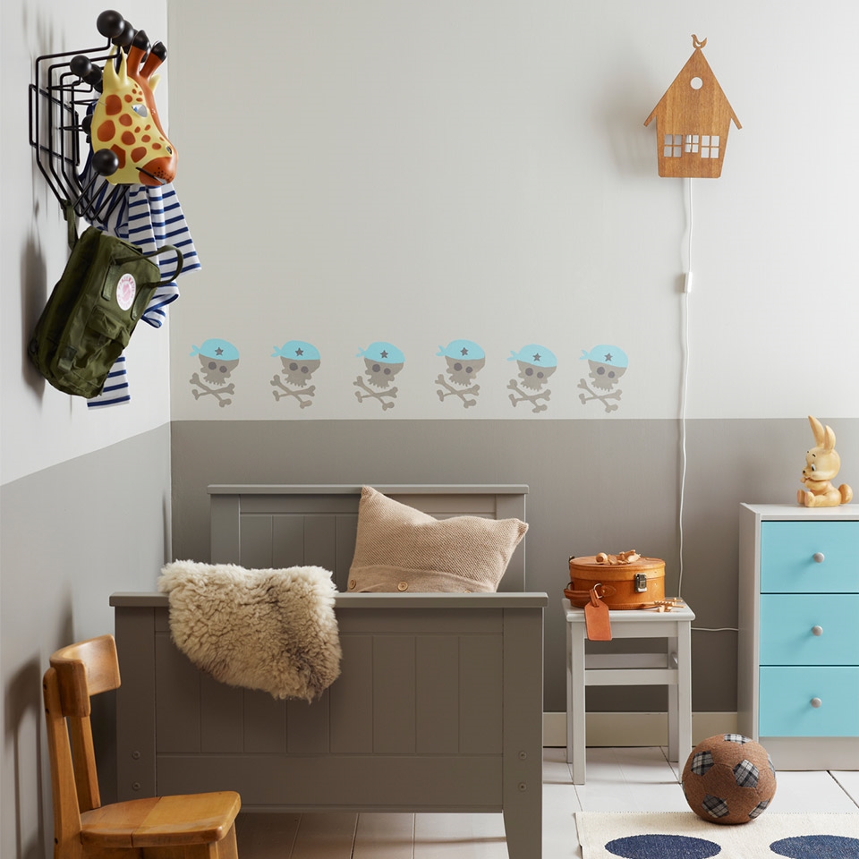 barnerom beige mønster