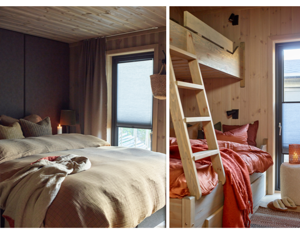 Skeikampen hytte soverom