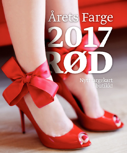 Fargekart årets farge 2017