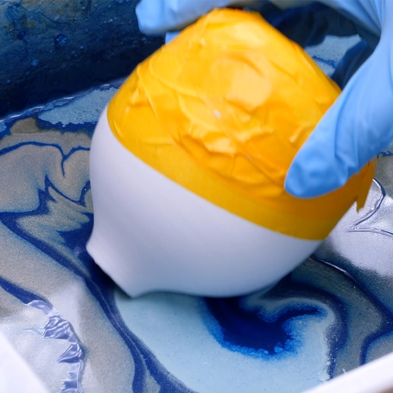 Hydrodipping på vase
