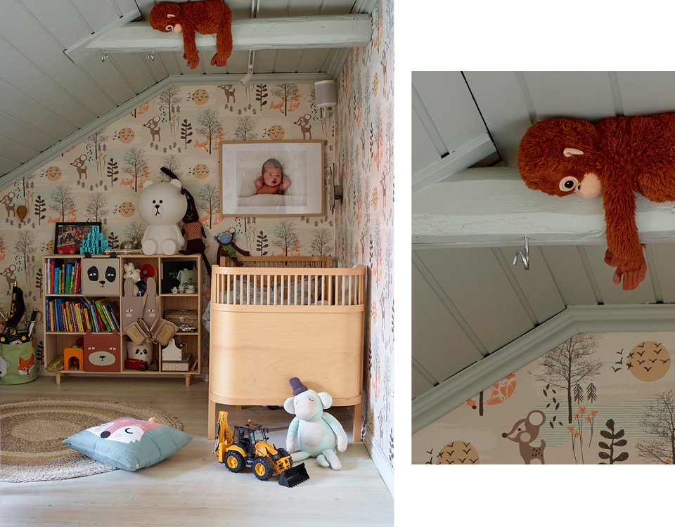 Farger og tapet barnerom