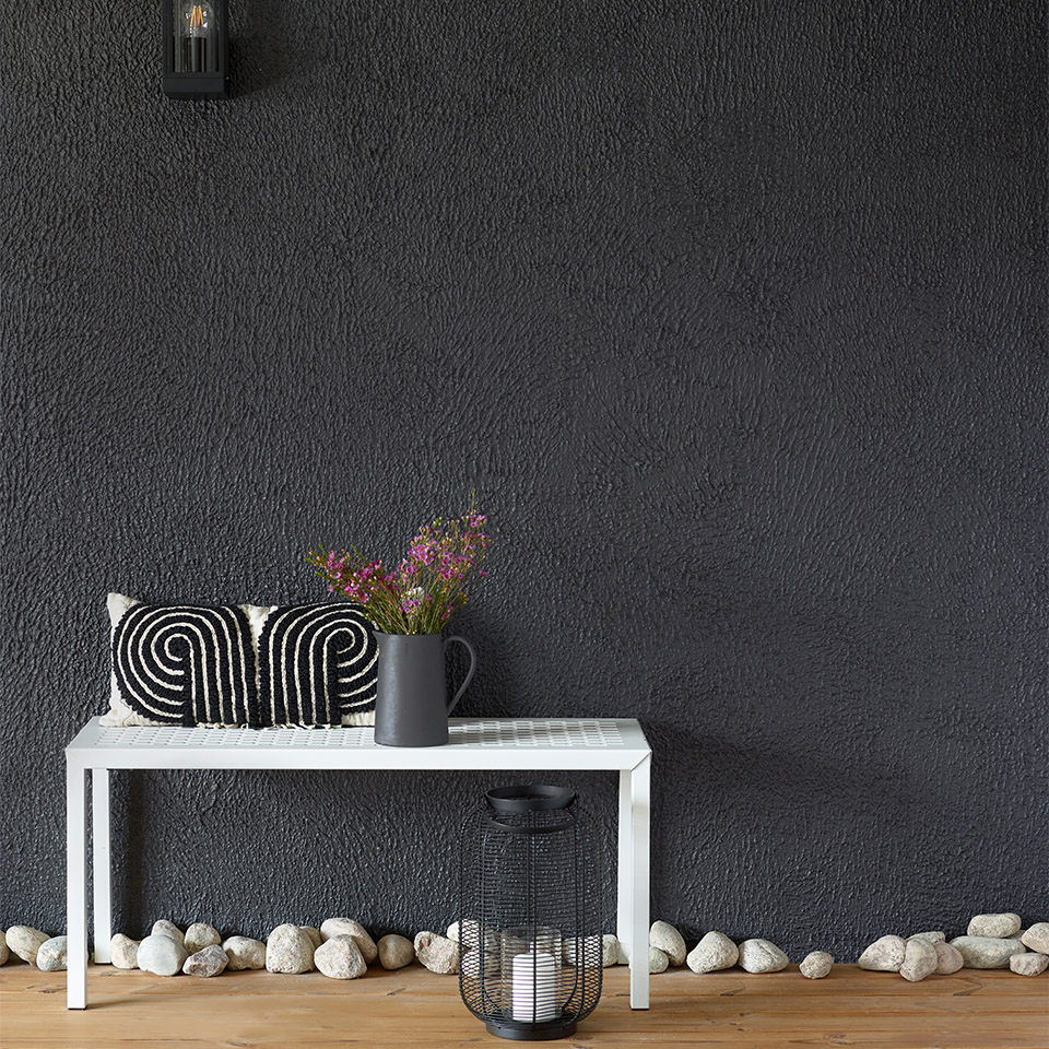 Amsterdam svart murfarge