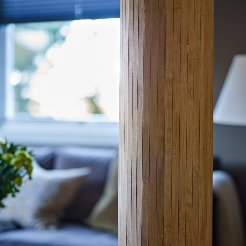 Bambus spiler stolpe søyle