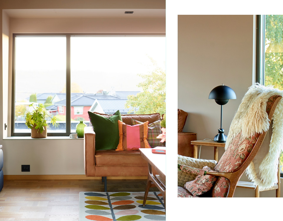 Stue med vindu interiørkonsulent