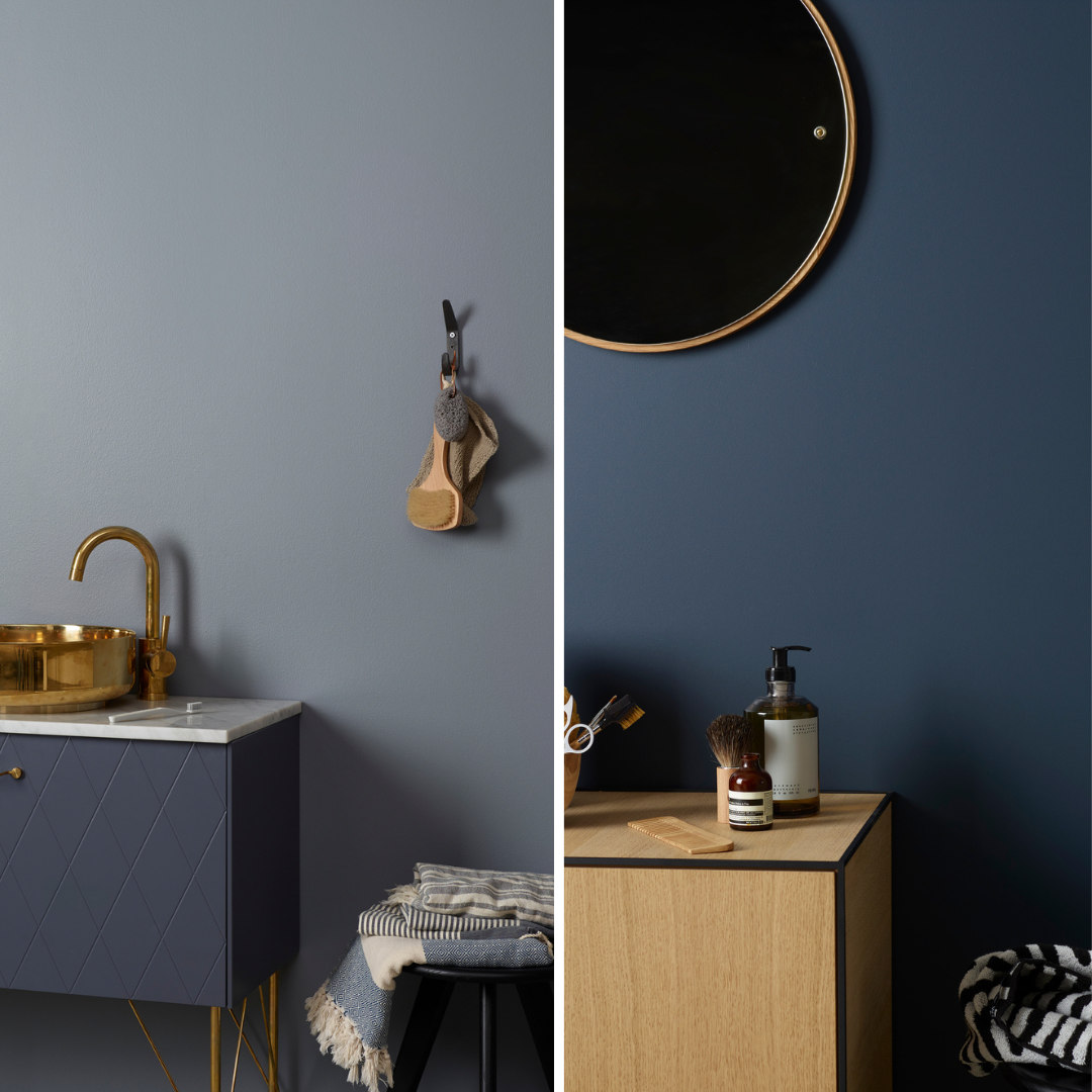 Rolige farger til bad