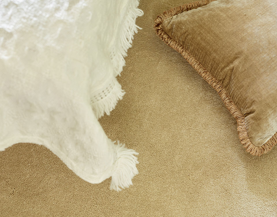 Gult Vegg-til-vegg Teppe