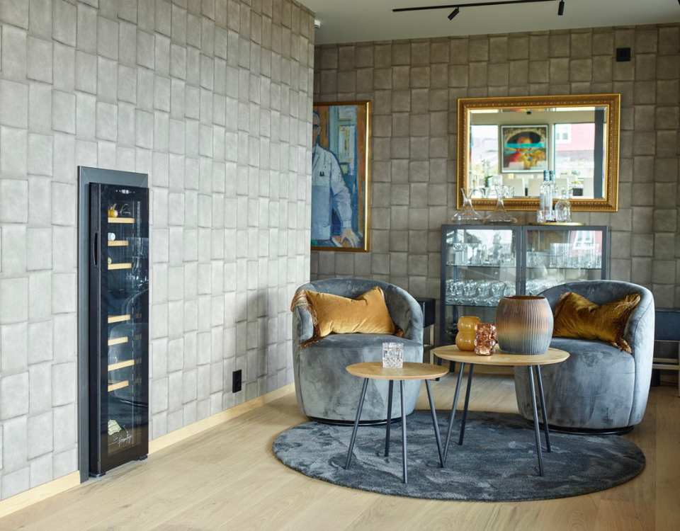 Byåsen lounge tapet stue