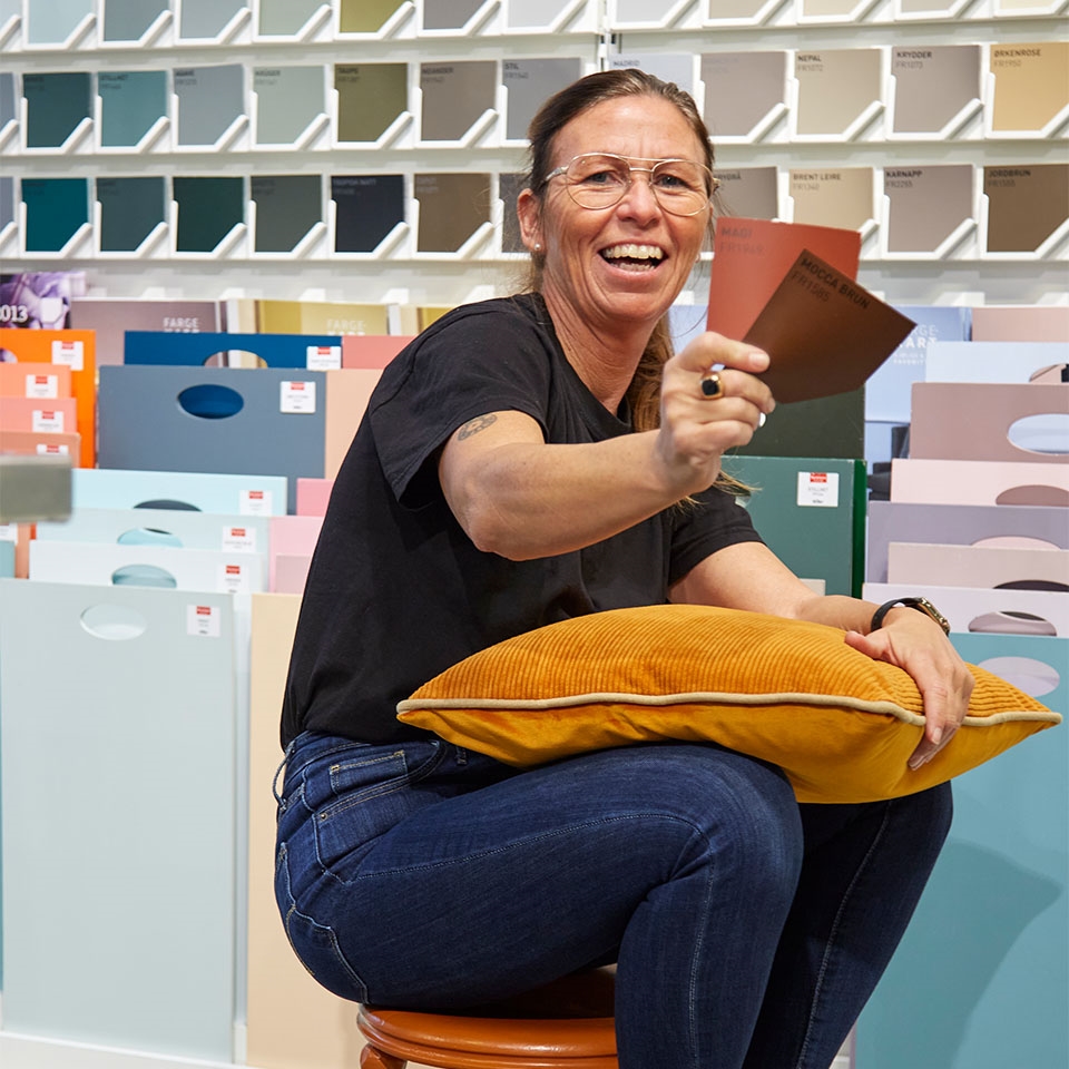 Fargeprøver fargerike