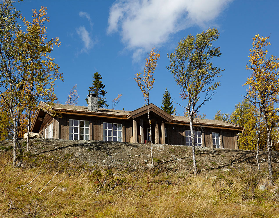 Fjellhytte eksteriør