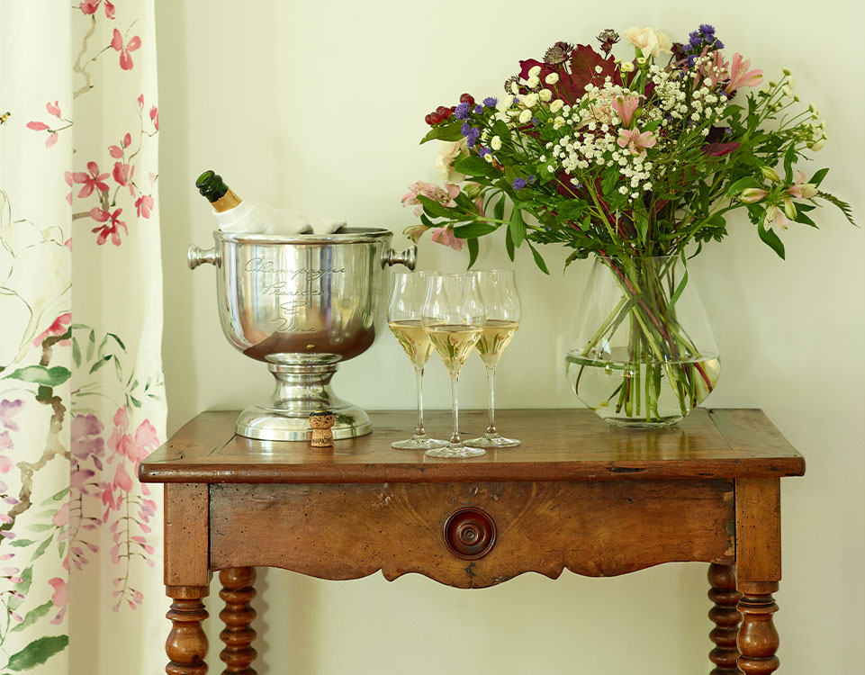 Champagnerom fransk slott