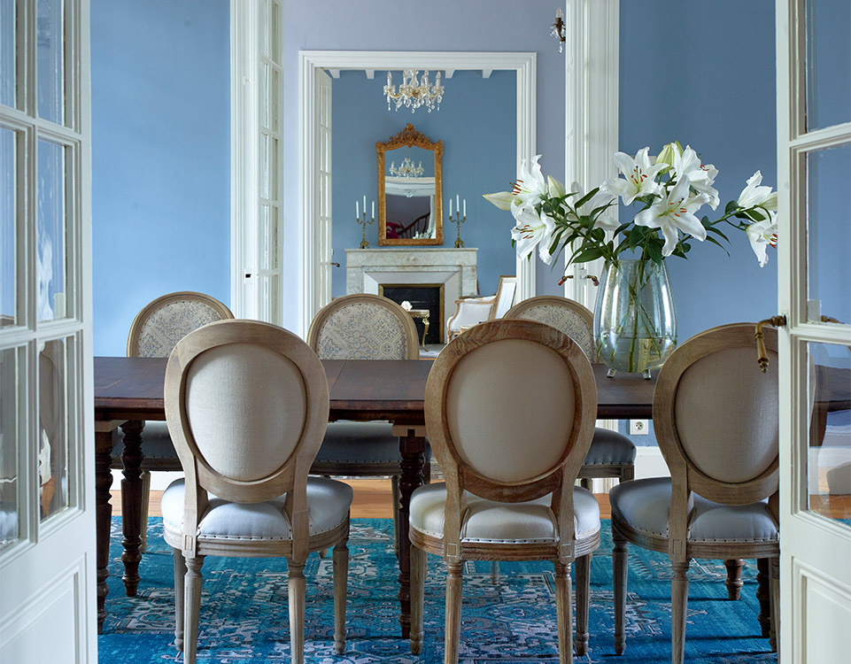 Fransk slott spisestue