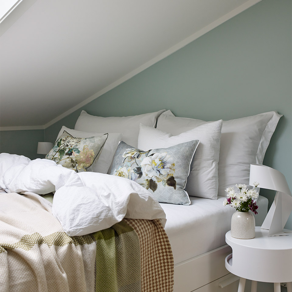 Frost lys farge soverom