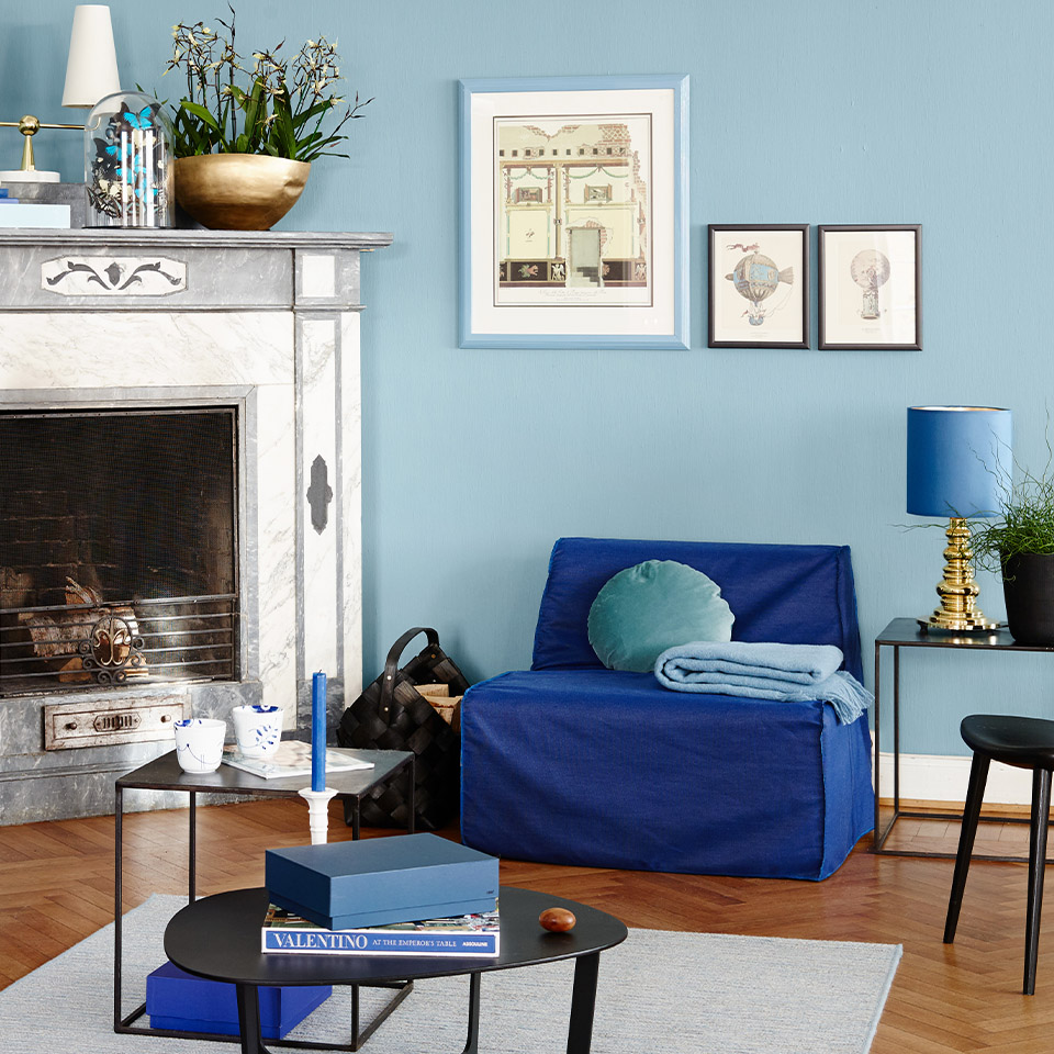 Havis blå fargerike