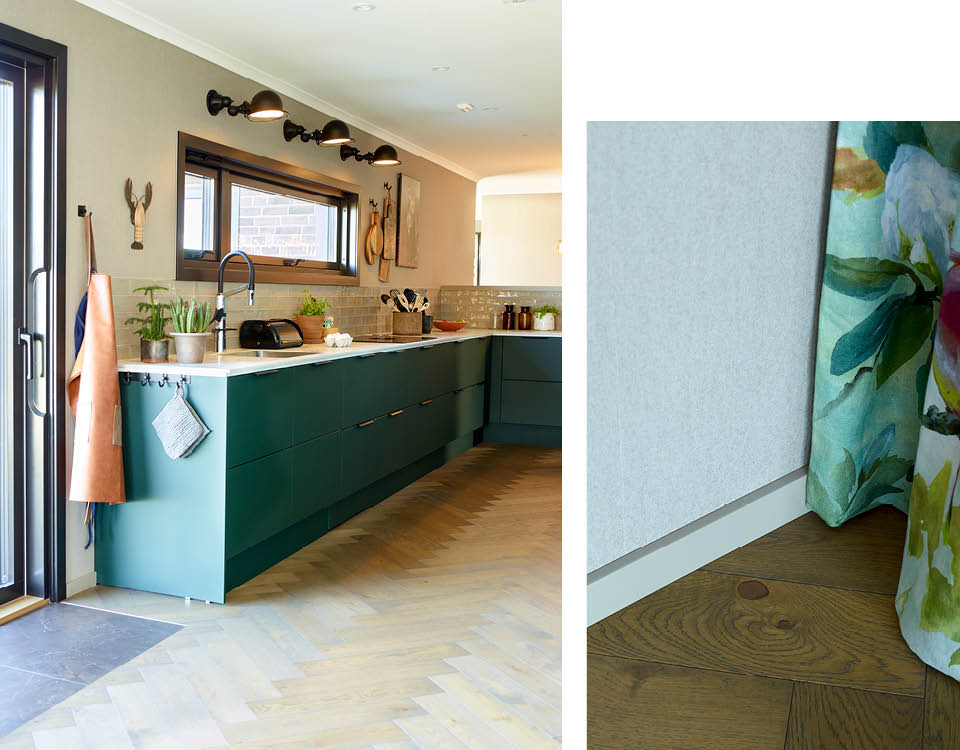 Farger gulv kjøkken