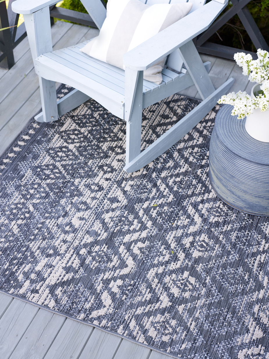 Inhouse Marmaris Uteteppe - Grå 160 x 230 cm