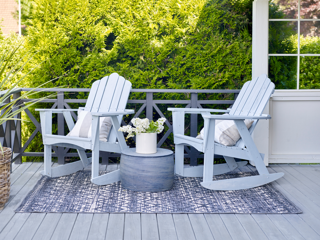 Inhouse Marmaris Uteteppe - Grå 160 x 230 cm