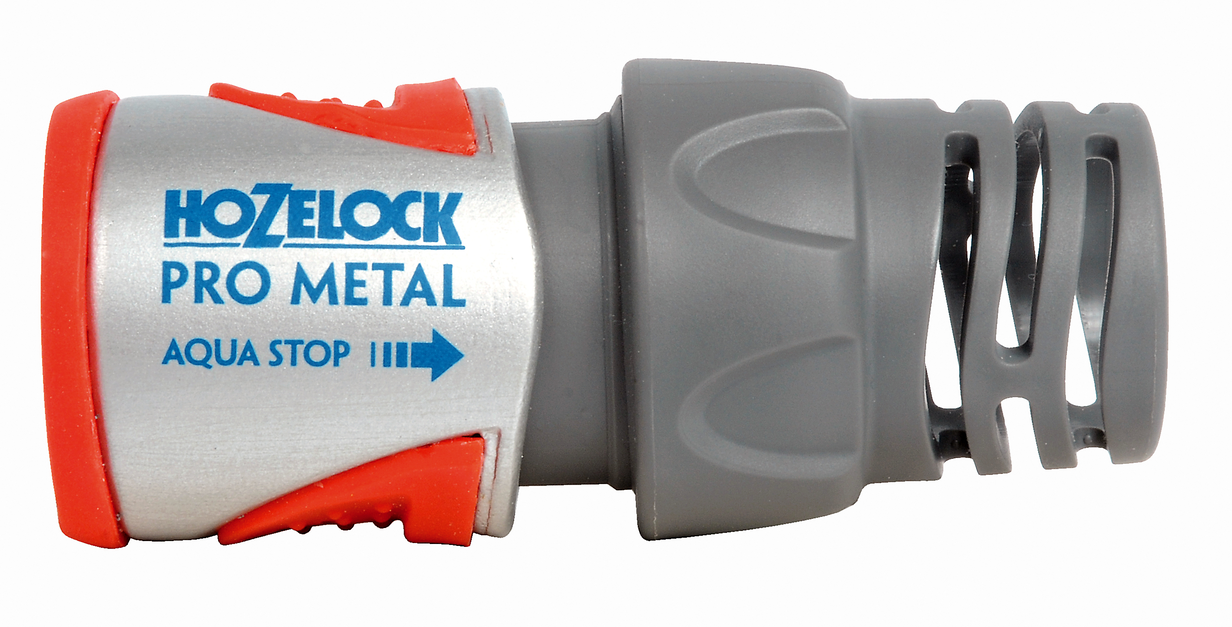 Hozelock Hurtigkobling Metall med Vannstopp 19 mm