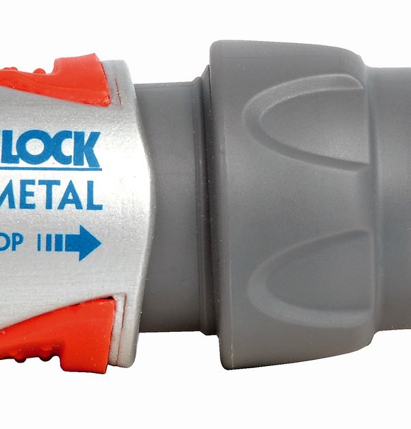 Hozelock Hurtigkobling Metall med Vannstopp 19 mm
