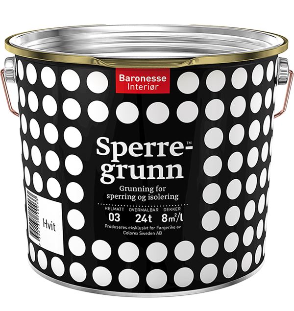 Baronesse Sperregrunning Hvit 10 l