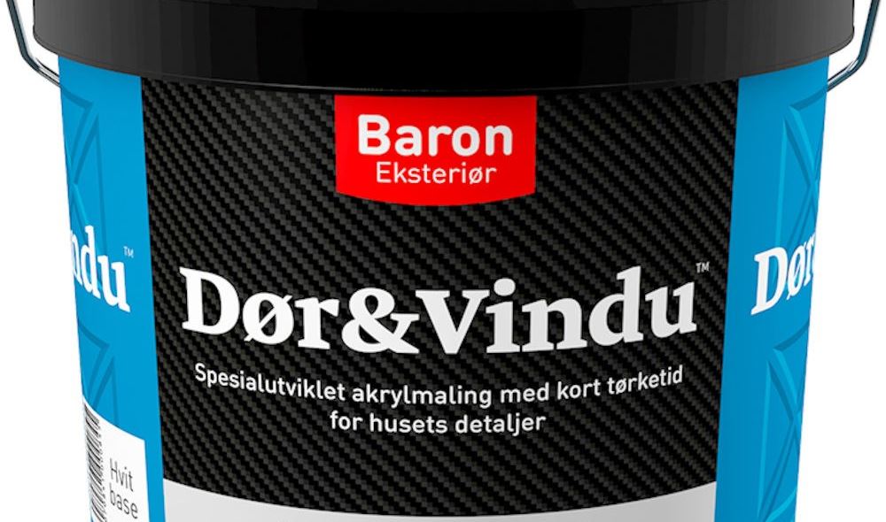 Baron Dør & Vindu Hvit 2,7 l