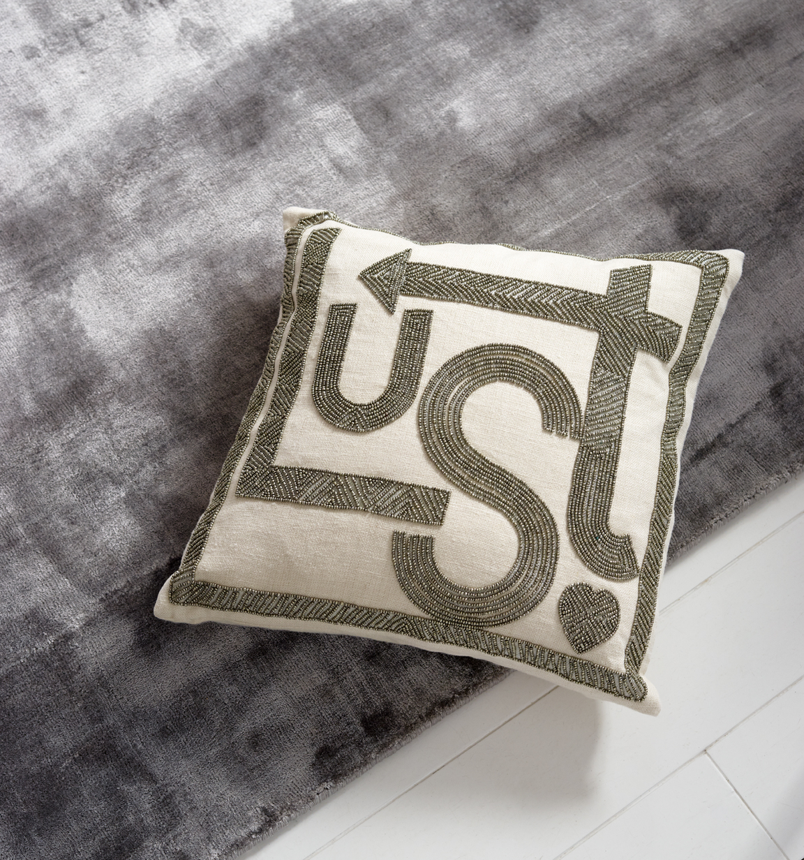 Inhouse Charles Dark Grey - 160 x 230 cm