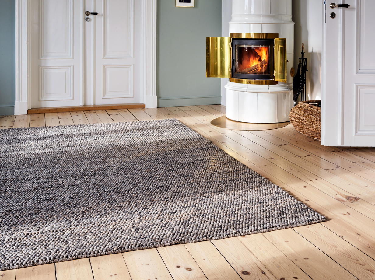 Inhouse Riverstone Steelgrey - 160 x 230 cm