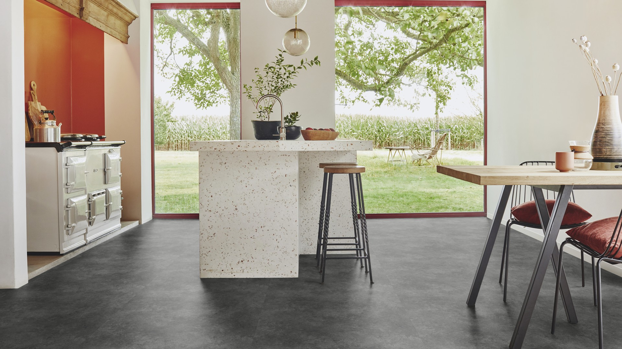 Tarkett Iconik T-Extra Rock Charcoal Vinylbelegg 2 m