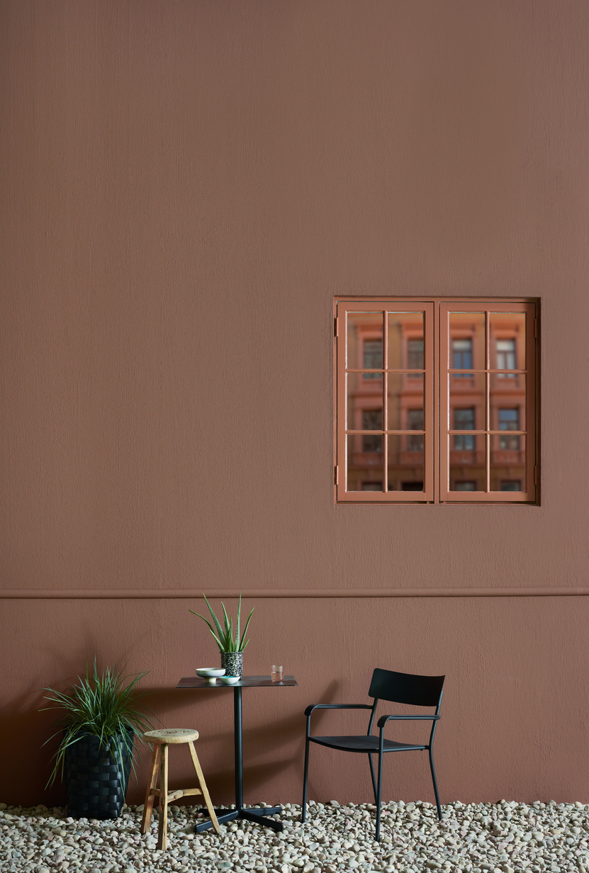 Jotun DryTech Mur 20141 Gyldenrød Tegl_vindu Jotun 20118 Amber Red.jpg