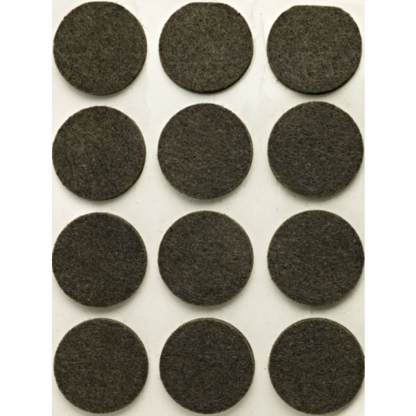 Hitachi Møbelfilt Selvklebende Brun 9 pk 25 mm