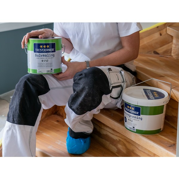 Trestjerner Gulvmaling Halvblank A - base 2,7 l