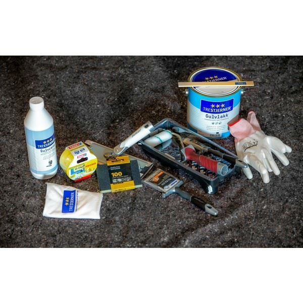 Trestjerner Gulvlakk Vannbasert Silkematt 3 l