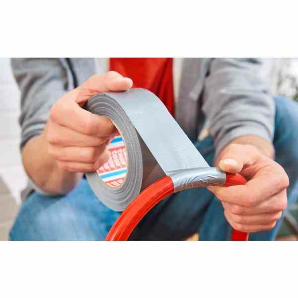 Tesa Lerretstape Ekstra Power Sølv 50 mm x 50 m