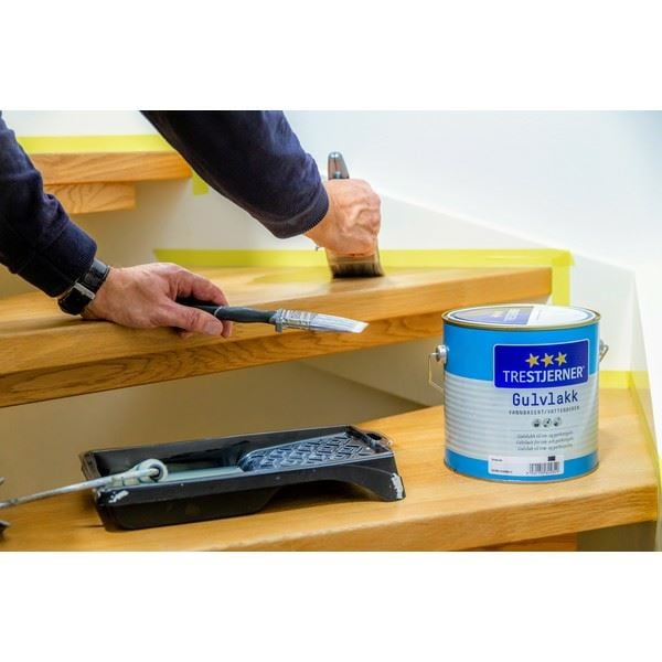 Trestjerner Gulvlakk Vannbasert Silkematt 3 l