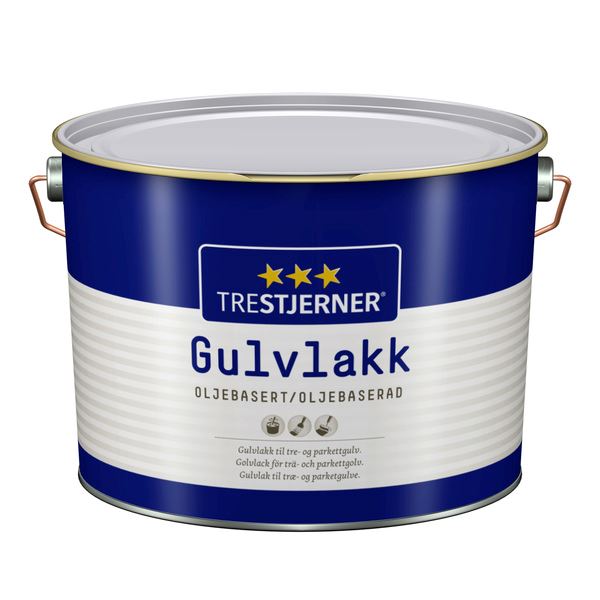 Trestjerner Proff Gulvlakk - Oljebasert Silkematt 10 L
