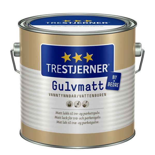 Trestjerner Gulvmatt Vanntynnbar 3 l