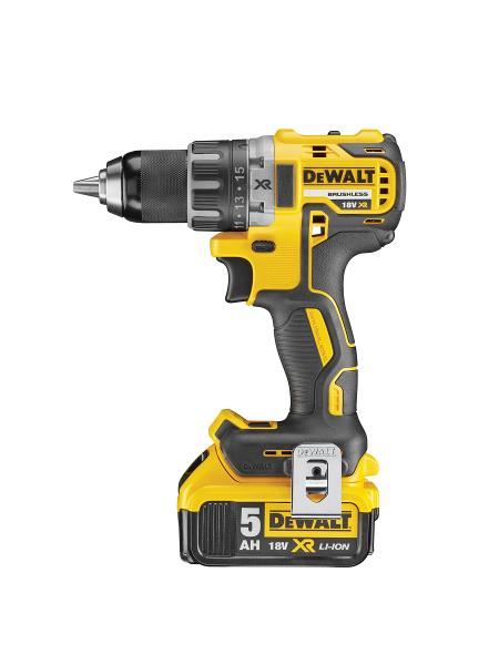DeWALT DeWalt Drill 18V XR Li-Ion børsteløs 2 x 5 Ah