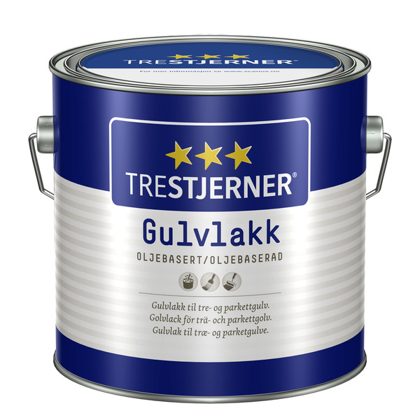 Trestjerner Gulvlakk Oljebasert Halvblank