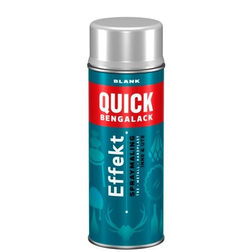 Scanox Quick Bengalack Effektspray Sølv Metallic 400 ml