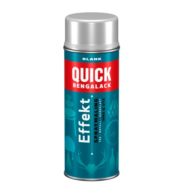Scanox Quick Bengalack Effektspray Sølv Metallic 400 ml