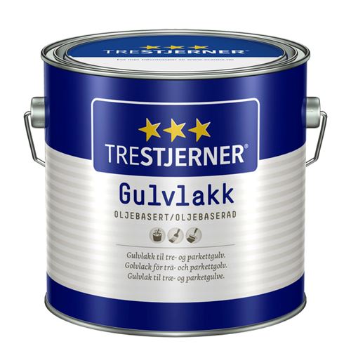 Trestjerner Gulvlakk Oljebasert Silkematt