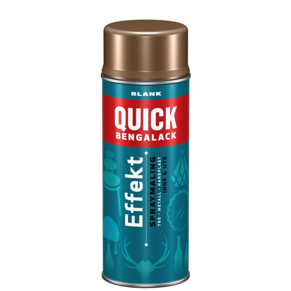 Scanox Quick Bengalack Effektspray Kobber Metallic Blank 400 ml