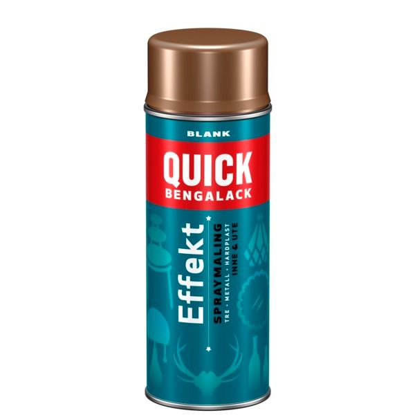Scanox Quick Bengalack Effektspray Kobber Metallic Blank 400 ml