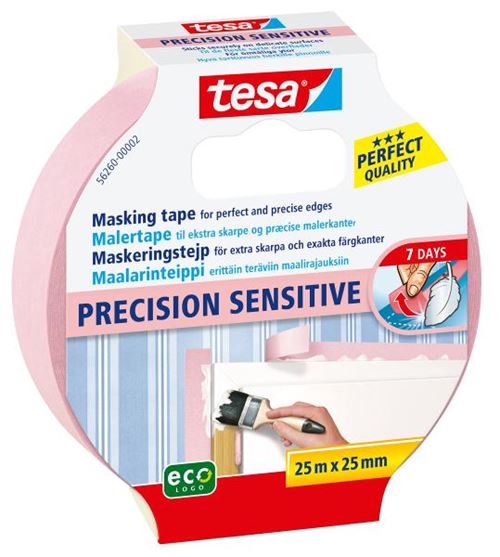 Tesa Maskeringstape Precision Rosa