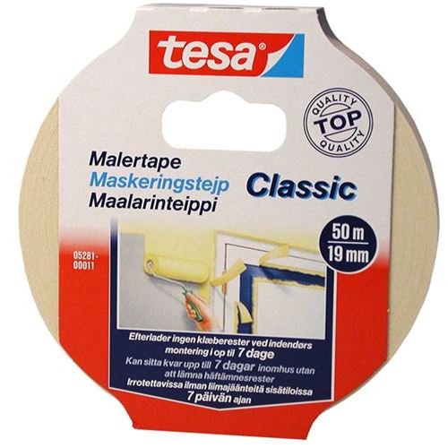 Tesa Maskeringstape Classic Beige