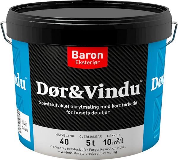 Baron Dør & Vindu Hvit 2,7 l