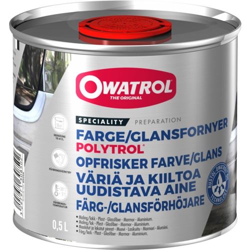 Owatrol Polytrol Farge Fornyer Plastrens 0,5 l