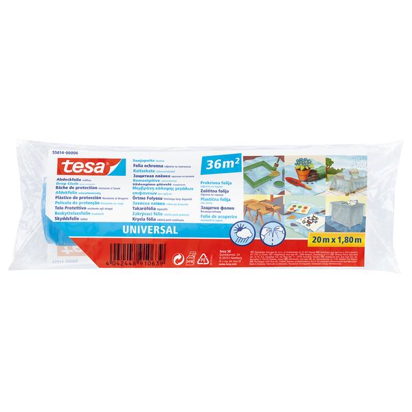Tesa Beskyttelse folie 1800 mm x 20 m 36 m2