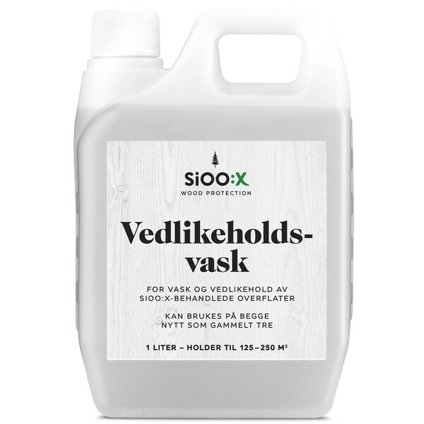 SiOO:X Vedlikeholdsvask