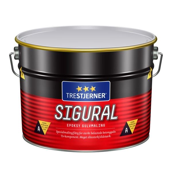 Trestjerner Sigural Epoxy - 38 Sølvgrå 6,2 l